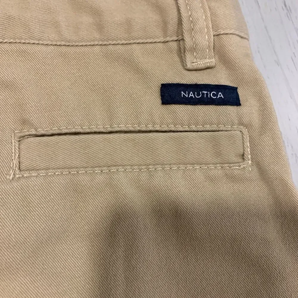 Polo by Ralph Lauren Kids Navy and Yellow Striped Polo/ Nautica Pants
